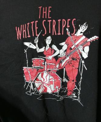 Vintage Stil 2000 The White Stripes Shirt Schwarz Klassisch Unisex S-5XL 5XL E1395 Unisex T-Shirt