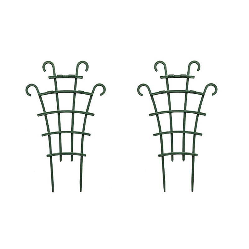 

2 шт. Мини-садовая полка для выращивания растений, шпалера, опора для овощей и цветов, каркас для цветочного горшка, декоративные садовые клетки для растений