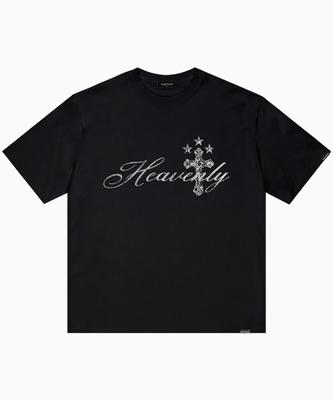 SAINTPAIN Sp Heavenly Cross Short Sleeve T-Shirt Black