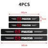 4 szt. Naklejki ochronne na progi samochodowe z włókna węglowego Dla Mazda 3 CX3 CX4 CX5 CX7 CX8 CX9 CX30 RX7 Atenza Axela Akcesoria samochodowe