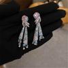 Colorful Ribbon Earrings Women Earrings Pendant Earrings Alloy Texture Perfect for Daily Wear and Various Occasions