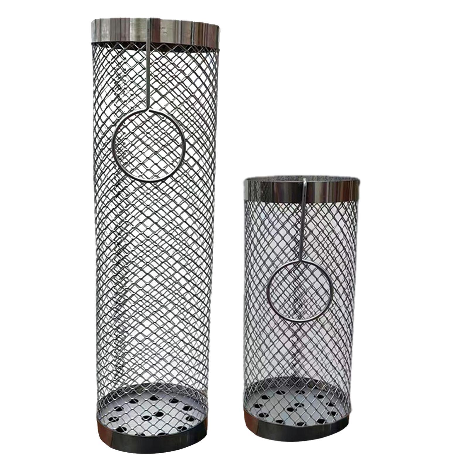 

Корзина для гриля | Цилиндрическая корзина для гриля для рыбы | Гриль для барбекю, клетка для гриля из нержавеющей стали, рулет для барбекю