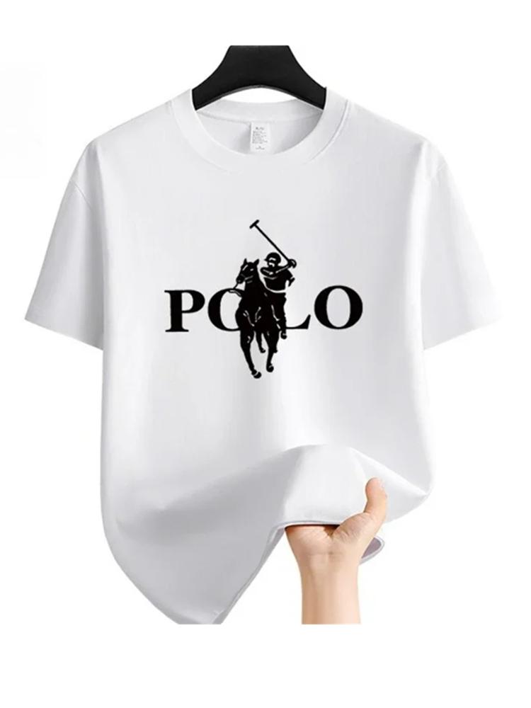 Mens Fashionable Casual Tshirt Versatile Roundneck Shortsleeved Comfortable and Breathable Tshirt for Daily Use