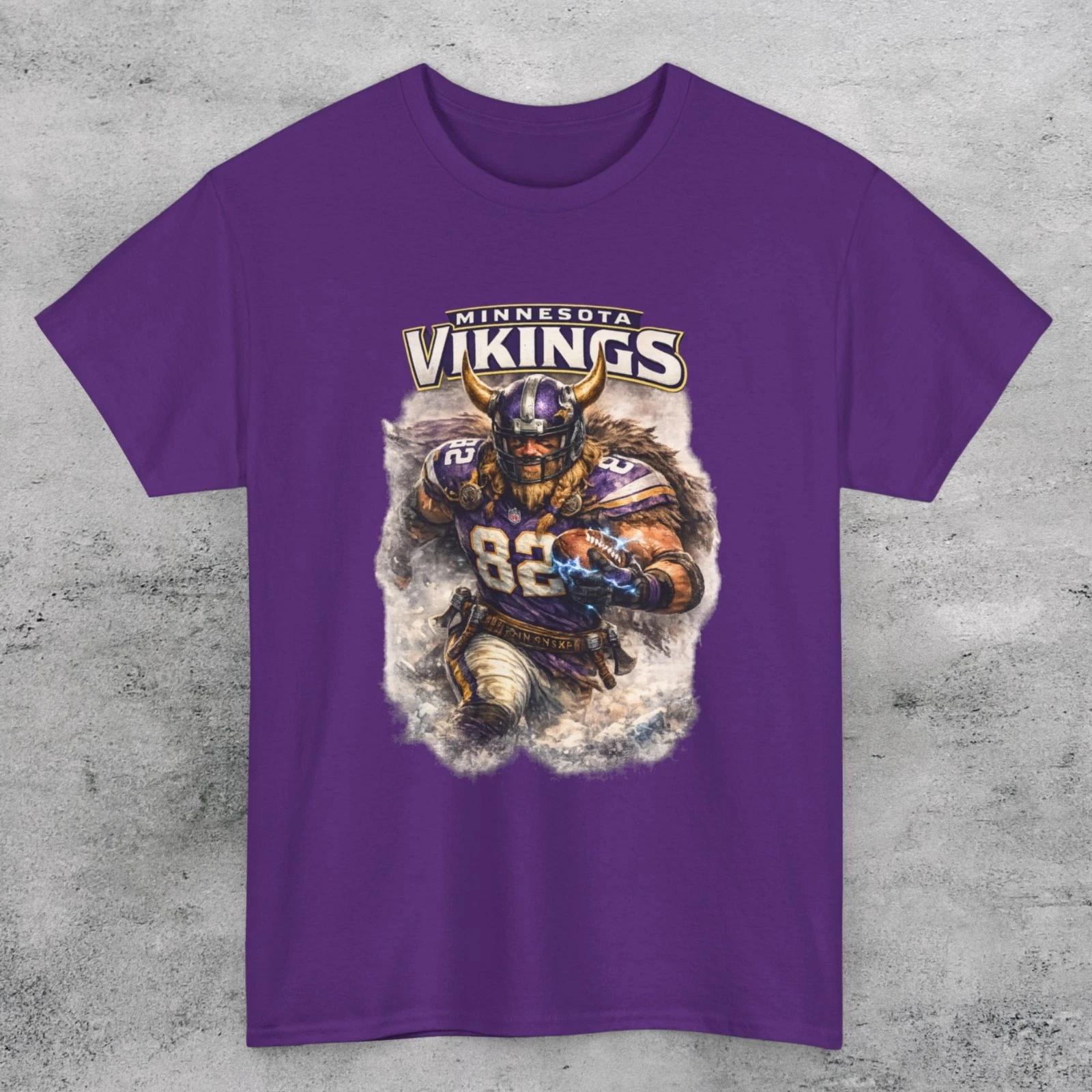 Minnesota Vikings VIKING ART UNISEX T Shirt Football Tee XXXXL