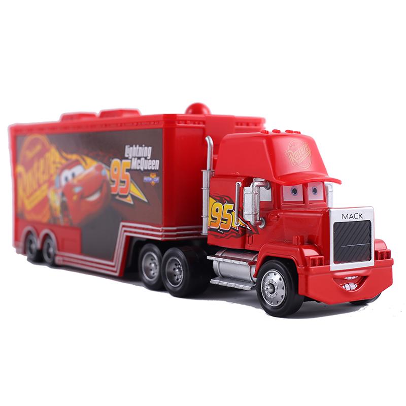 Pixar Cars Truck Model Car Anime Figure Mack Semi-Hauler Rust-eze Racing Toys Children's Birthday Gifts