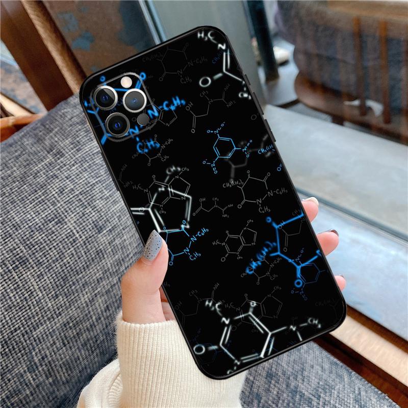 Biology and Chemistry Phone Case For iPhone 16 14 13 12 11 15 Pro Max 12 13 mini XR 15 16 Plus 16e Cover Shell