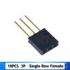 10PCS 2.54mm Single Row Female Long pins 11mm Breakaway PCB Board Pin Header socket Connector 1*2/3/4/6/8/10/15Pin For Arduino