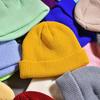 Cappello coppia autunno e inverno cappello sottile cappello lavorato a maglia da uomo e da donna cappello termico a pullover da donna cappello freddo da donna cappello da proprietario terriero a buccia di melone