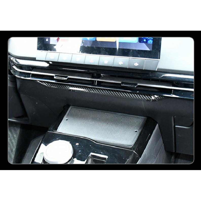 

Защитная панель привода с узором из углеродного волокна, ABS-крышка для MG4 ELECTRIC EV, автомобильные аксессуары, украшение интерьера автомобиля 1 pcsaGf