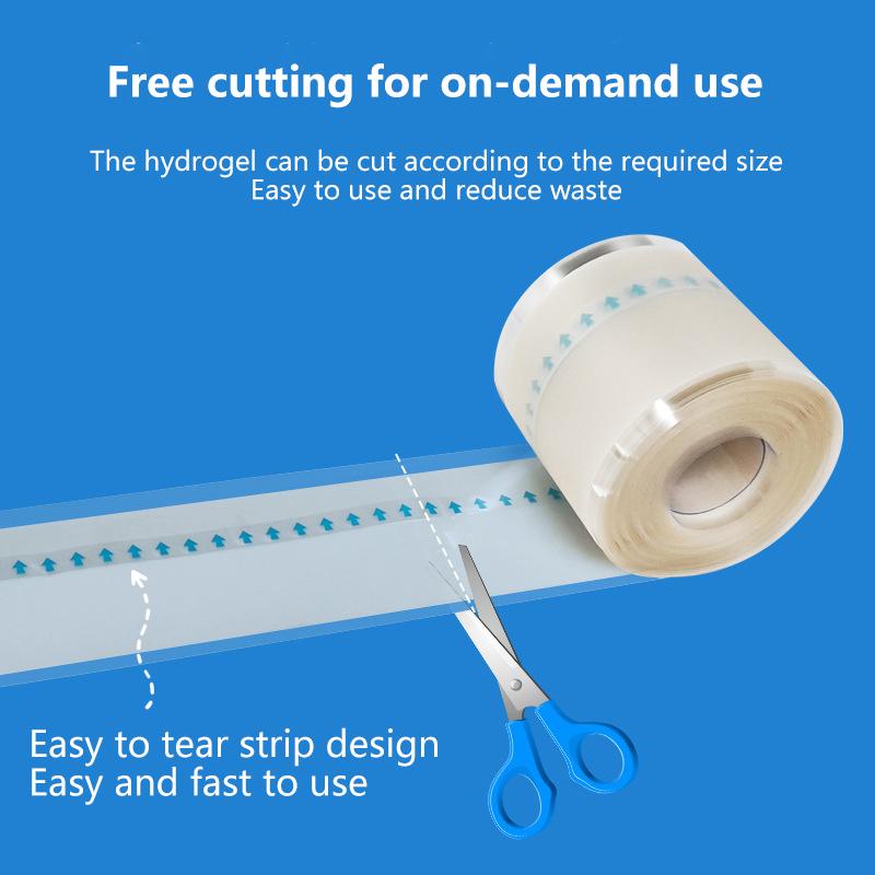 1 Rolle Hydrokolloid-Pflasterverbände für effektive Wundversorgung Extra dünn Weich Wasserdicht Selbstklebend Narbenabdeckungstape