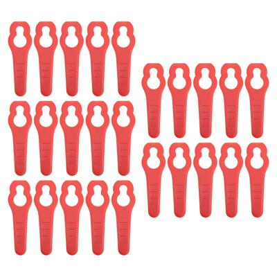 50PCS Lawn Mower Plastic Blade Grass Trimmer Replacement Blades Garden Cutting Pruning Tools