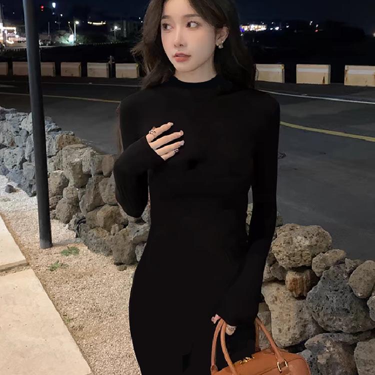 

2026 Feminine Slimming Bust-Enhancing Dress - Internet Celebrity Pure Desire Style Small (recommended 60-94 catties)