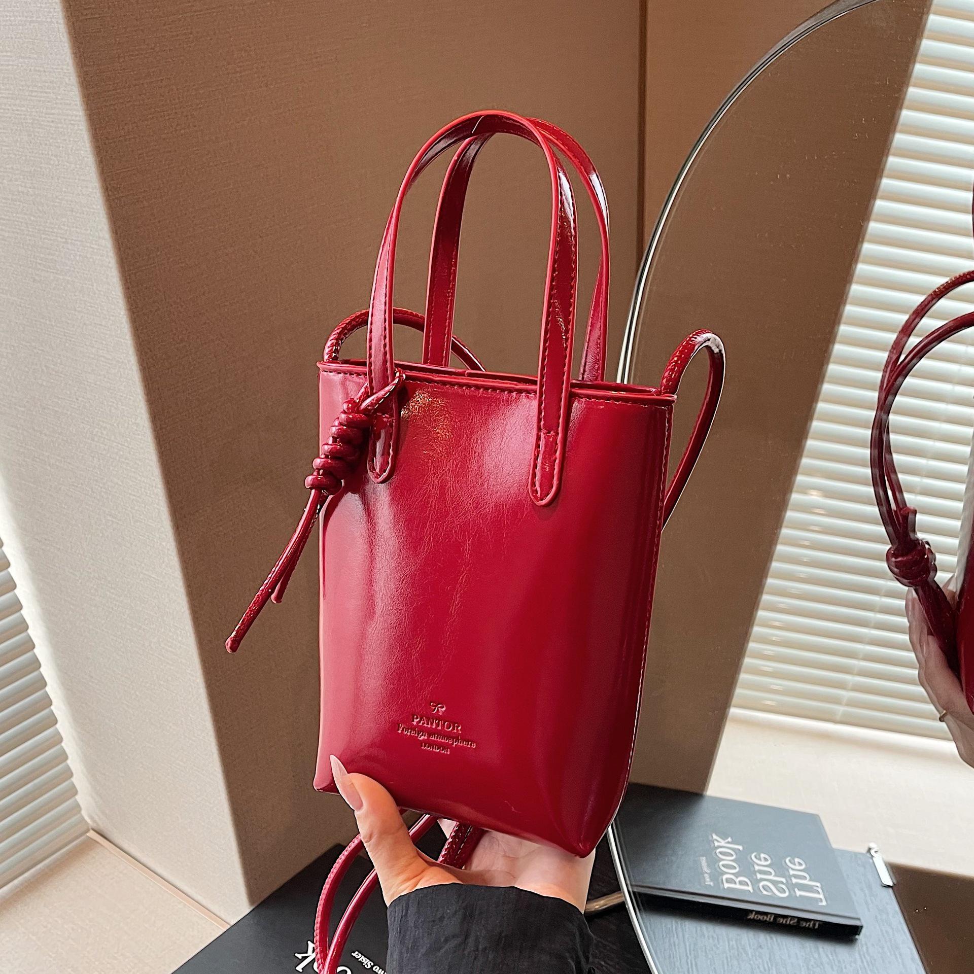 

Niche Women s Phone Bag - 2025 Spring/Summer Chic Versatile Crossbody & Shoulder Bucket Bag фиолетовый