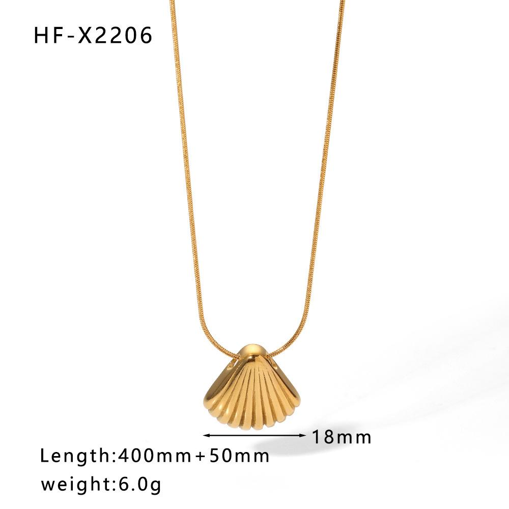 Stainless Steel Cat Eye Pendant Necklace For Women Gold Color Link Chain Neck Accessory