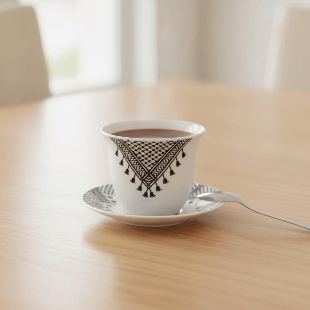 Set da 6 Tazzine da Caffè Espresso Vintage 70 ML Tazza da Tè Tazza da Caffè Turco Creativa Caffetteria