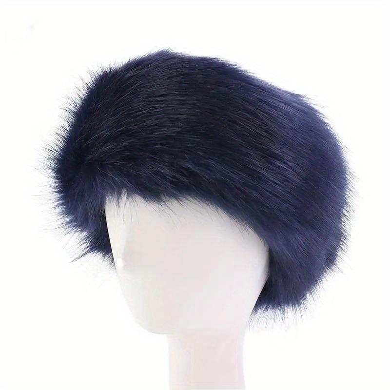 Winter Imitation Fox Fur Keepwarm Headband Fashionable Hair Accessories For Women Girls