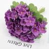 12PC/Bundle Silk Hydrangea Flowers Bridal hand Bouquet Retro Table Vase Flower Decor for Wedding Decora Room Balcony DIY Bouquet