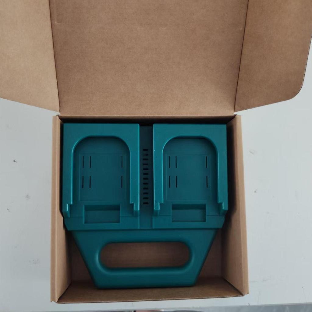 Battery Organizer Rack 4-Slot Compact Battery Holder For Drawer Space-Saving Design Small Tool Storage Container For Workshop