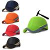CE EN812 Industrial Adjustable Blue Baseball Style Bump Caps with Removal ABS Shell