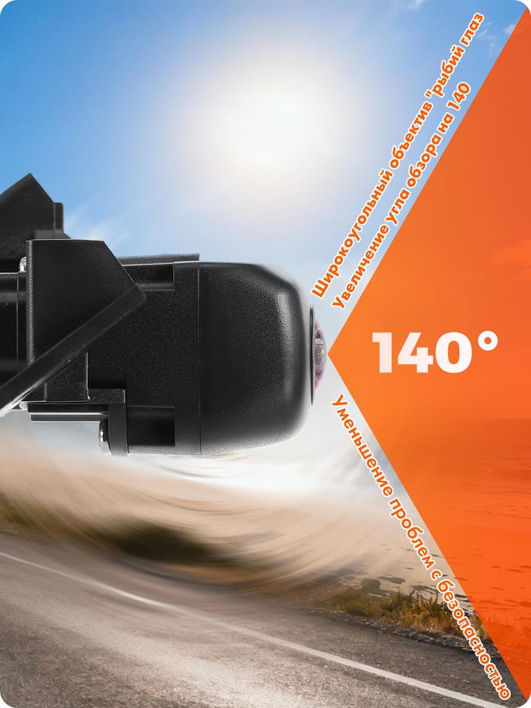 Standard rear view camera for Hyundai Tucson 3G TL 3 (2015-2018) with night vision