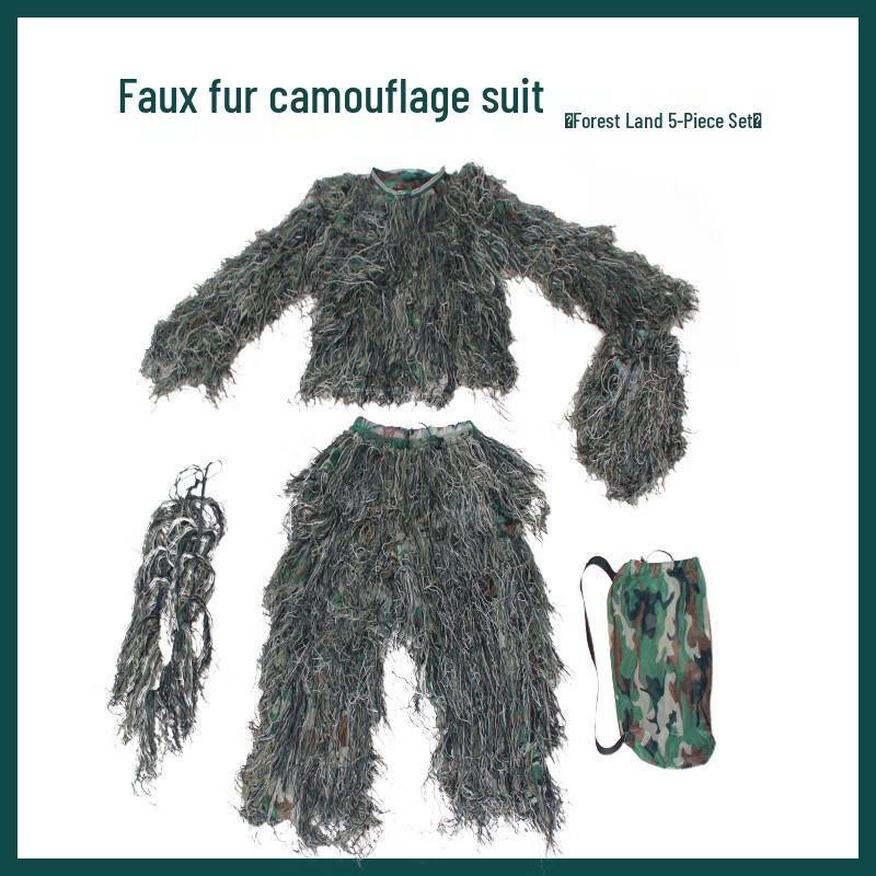 Mi Ling Outdoor Multi-Terrain Ghillie Camouflage Suit One Size