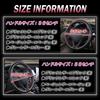 Sakurawing Steering Wheel Cover, For Cars, Anti-Slip, Grip, Leather, Sports, Seat Protector, Light Tiger, Braid, 15.0 Inches (38 Cm), Beige