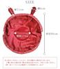 GPT Drawstring Makeup Rabbit Velvet Cosmetic Large Vanity Bag with Bunny Multifunctional Stylish Travel Wine Red [Suitcase Company] Pouch, Pouch,