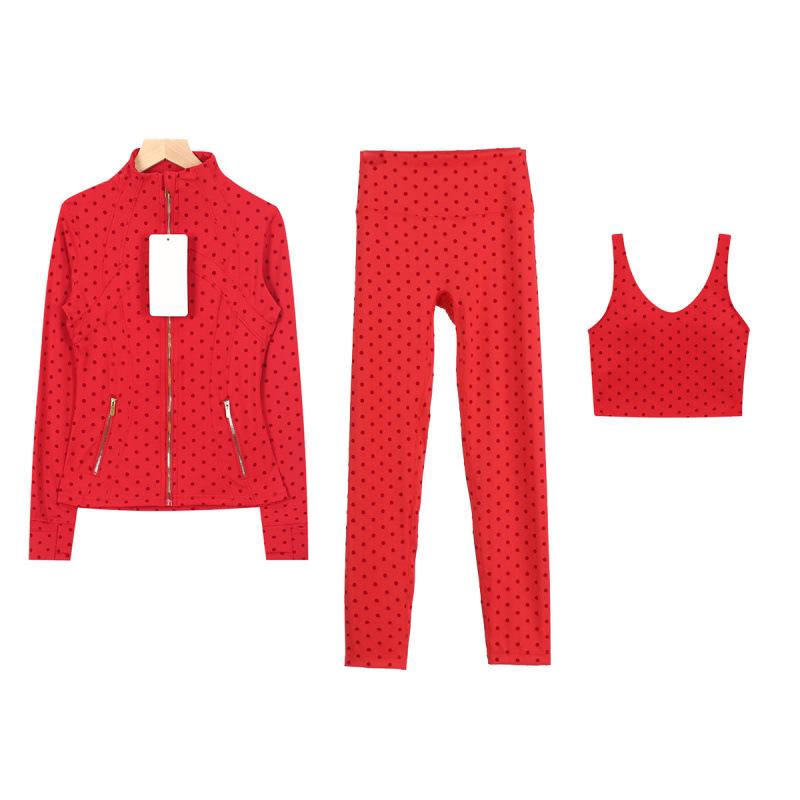 Lulu Women`s Polka Dot Yoga Jacket