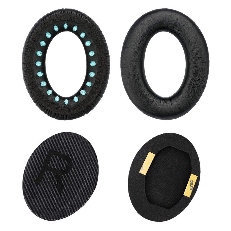 Professional Bose QC35 Ear Pads Replacement – Ear Cups for Bose QuietComfort 35 I/II Over-Ear Headphone, Midnight Blue
