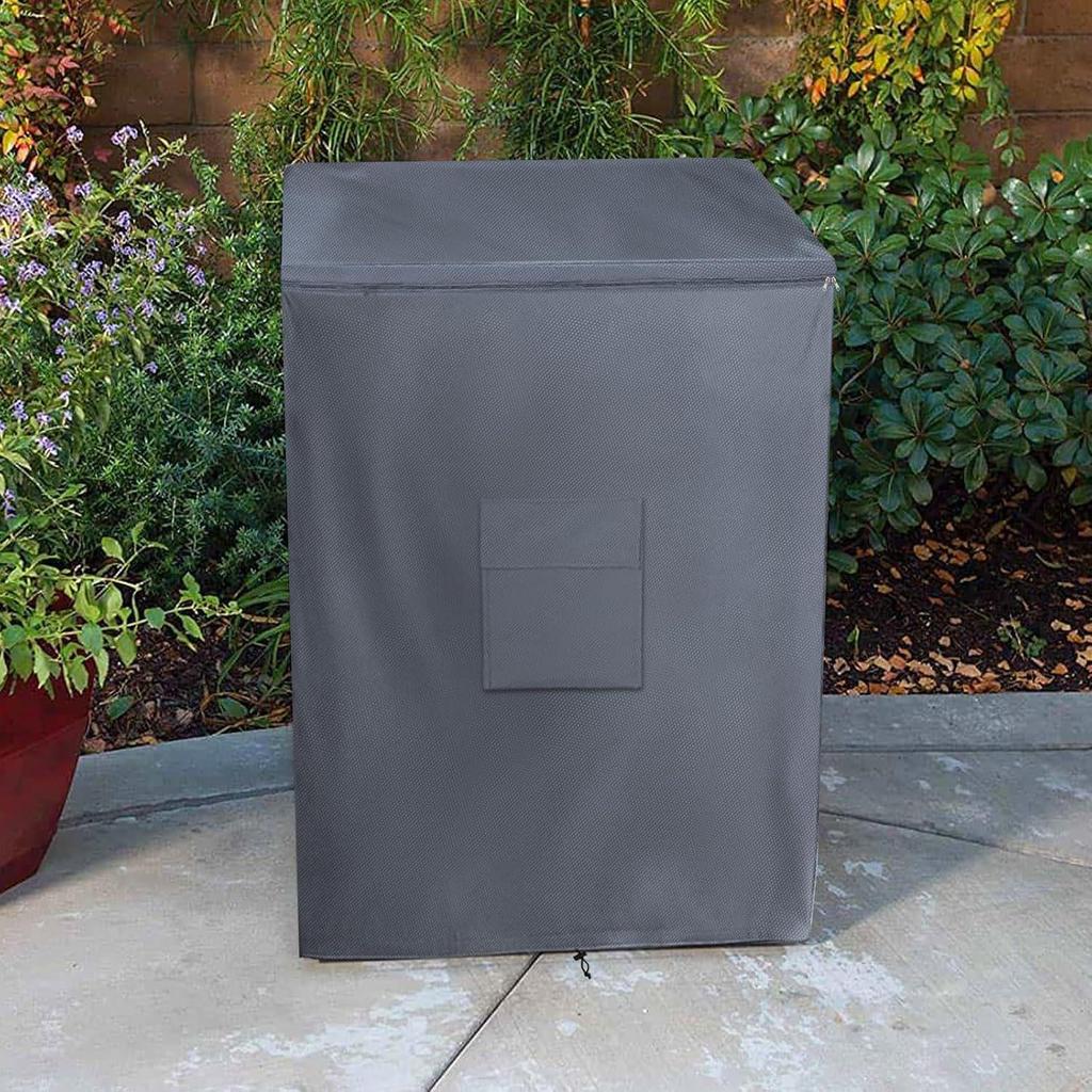 Funda Resistente al Agua 210D para Congelador Exterior, 7.0 Pies Cúbicos con Cremallera Superior