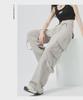 Women's 2025 Military Green Straight-Leg High Waist Cuffed Casual Pants