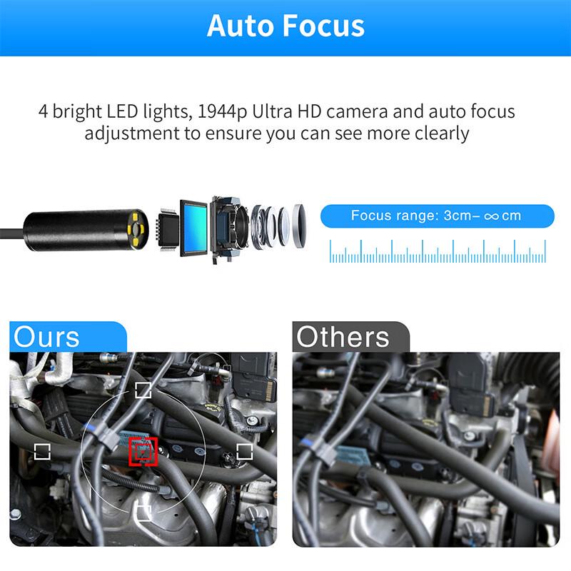 HEMUELE HD Autofocus Industrial Endoscope