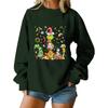 Women's Loose Comfortable Casual Fashionable Character Printing Round Neck Long Sleeved Sweatshirt
