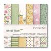 DIY Scrapbooking Handbook Material Paper Flowers Single-sided Pattern Paper Kraft Card Journaling Junk Kraft For Scrapbooking