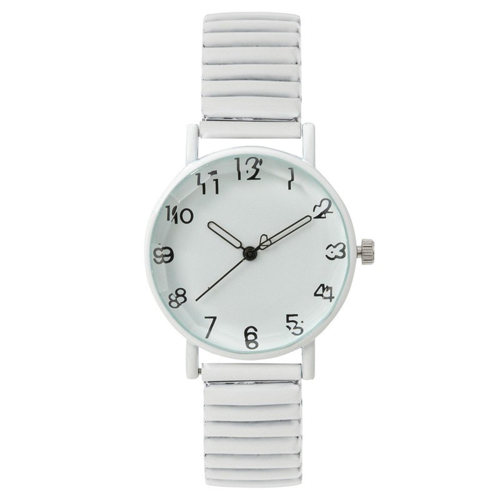 

Женские модные кожаные часы One Size белый