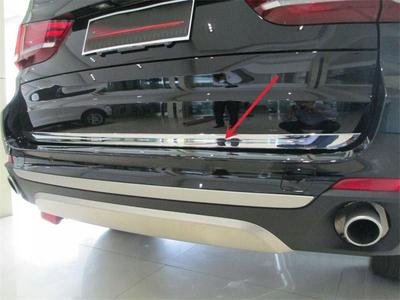BMW X5 F15 F85 13- Chrómová lišta kufra - Akcent na zadné dvere - Prémiový detail zadnej časti auta - Zvýrazňovač lesku kufor Zadná časť