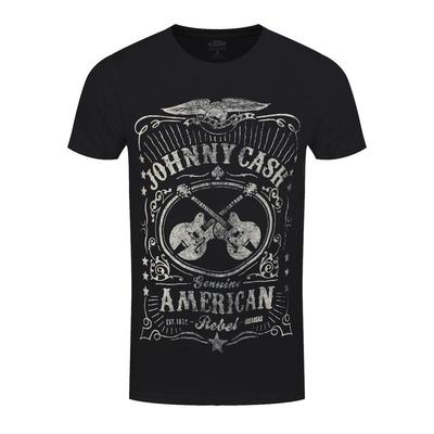 Johnny Cash Tişörtü Amerikan Asi Yeni Siyah Resmi
