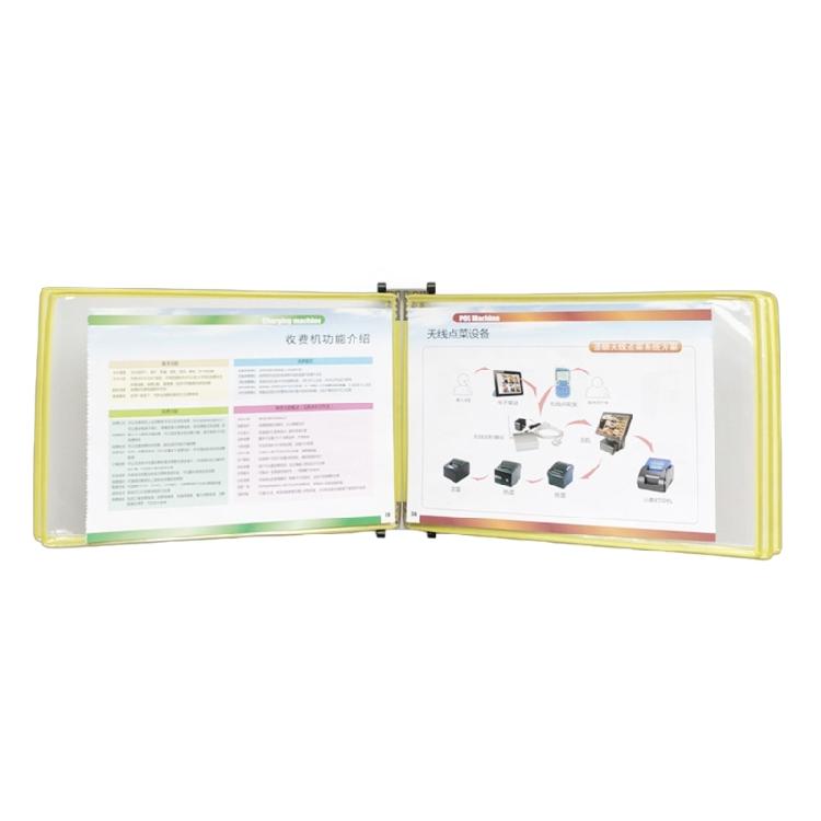 Wall Reference Organizer with 5 Easy-Loading Pocket for Workshop