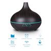 300ml Ultrasonic Air Humidifier Aroma Essential Oil Diffuser With Wood Grain 7 Color Changing Led Lights For Home Office Difusor