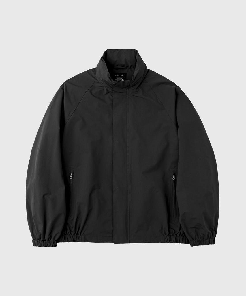 Lettercomo Waterproof Windlight Parka Jacket Black