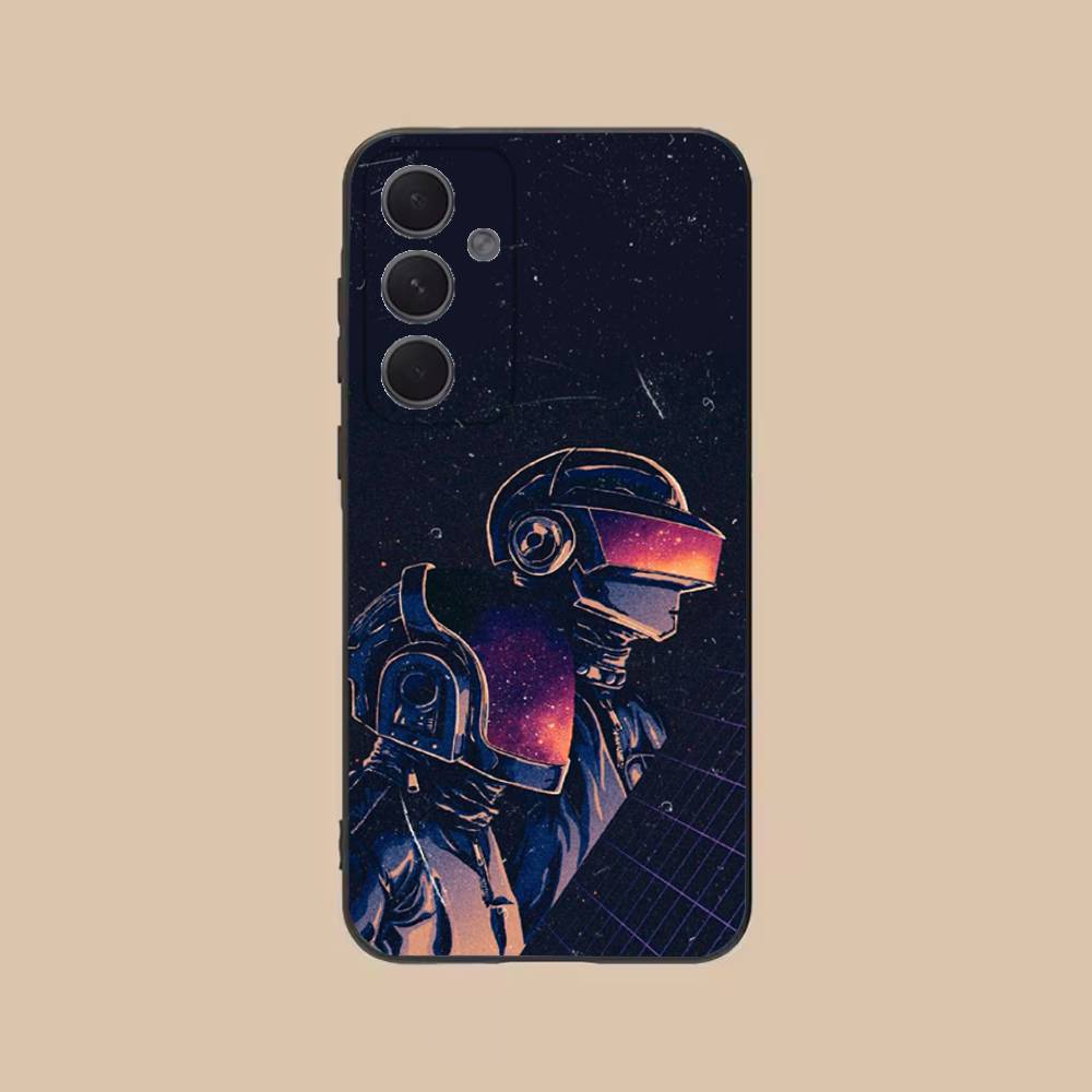 

Daft Punk Phone Case For Samsung S 25,24,21,22,23,30,20,Ultra,Plus,Fe,Lite,Note,10,9,5G Black Soft SamsungS26PLUS