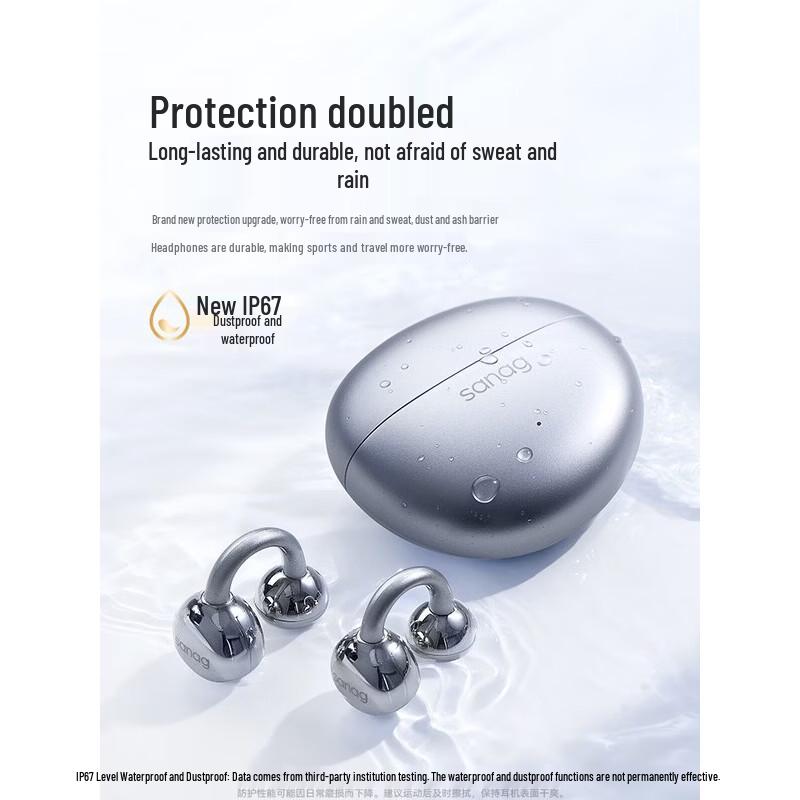 SANAG S7S Ultra Open-Ear Bluetooth Ear Clip Sport Earbuds