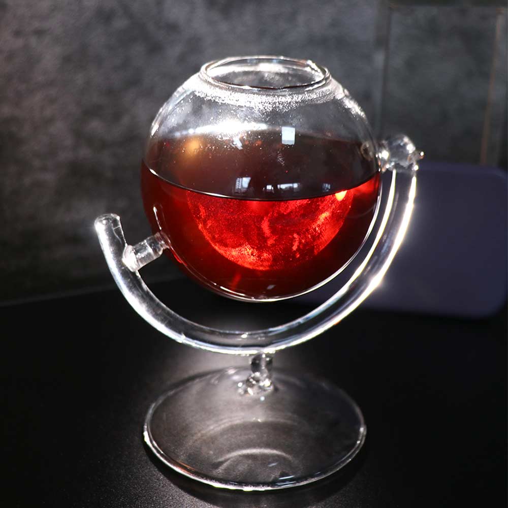 Transparent Wine Cup Creative Cold Drink Cup Drinkware Straw Cup  Juice