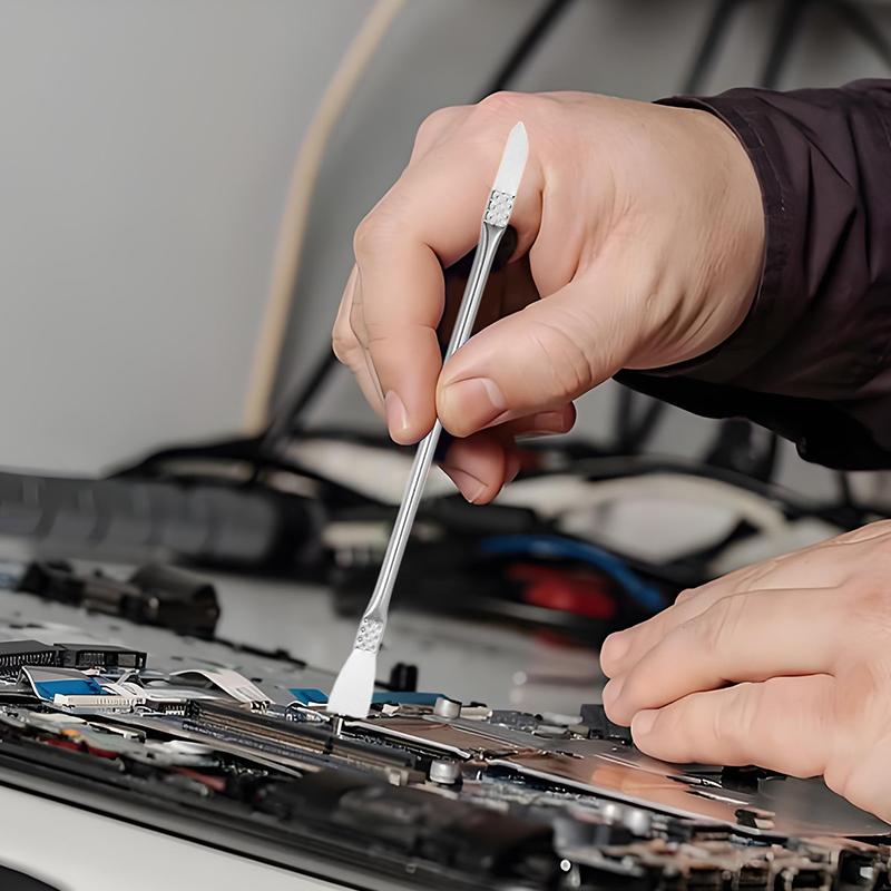 

Набор 8 в 1 Инструмент для ремонта электроники для изогнутого экрана 304 Нержавеющая сталь Монтажная лопатка Набор для разборки и снятия серебряный