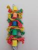 Natural Wood Bird Basket for Small Birds Eco-Friendly Hanging Chew Toy for Parrots and Parakeets