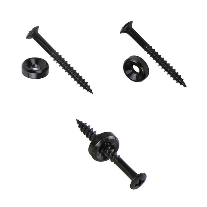 Guitar Neck Joint Bushing Guitar Neck Joint Ferrule with Screw Body Connecting Buckle Guitar Bass Neck Ferrule and Bolts