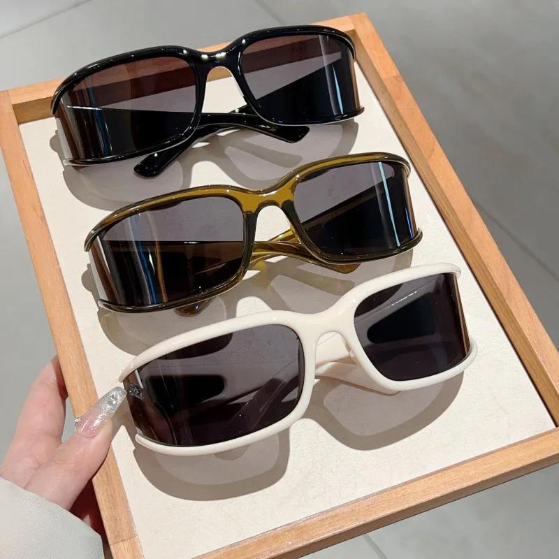 y2k Vintage Windproof Sport Goggle Sunglasses Women For Men Sun Glasses Punk Outdoor Luxury Brand Designer Cycling Eyewear UV400