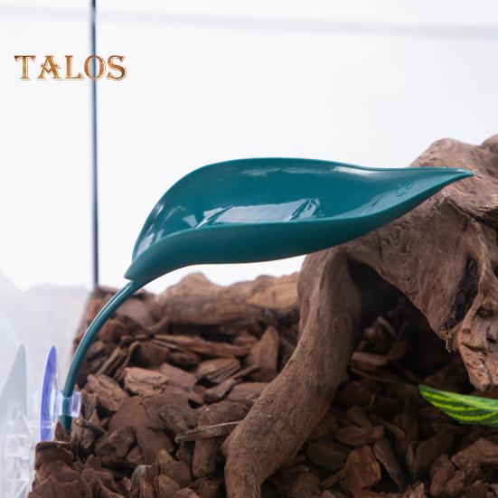 Sonnenplattform für Schildkröten in Blattform, Sonnenplattform für Bartagamen mit Saugnäpfen, Zubehör für Laubfrösche als Dekoration für Leopardgecko-Aquarien, 3 Stück
