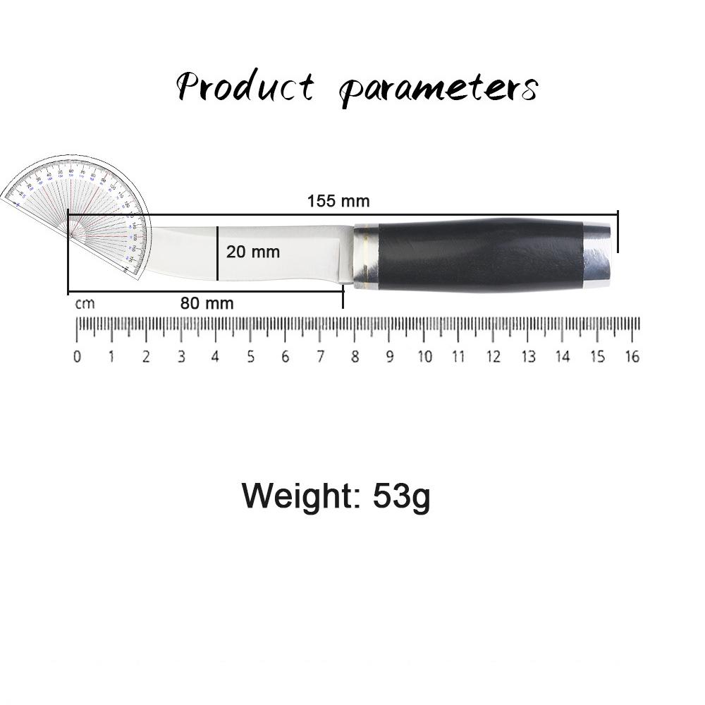 Stainless Steel Kitchen with Artificial Leather Cover, Chef Knives, A Knife for Cleaning Vegetables, Meat, Fruits, Knife, Tool for Cooking