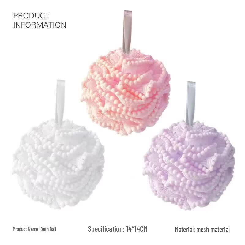 LIEI Large Polyester Bath Pouf